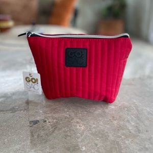 GO SAC zip pouch small bag in red new